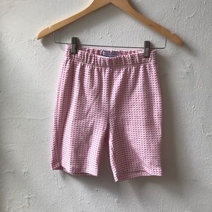 Gingham Biker Shorts